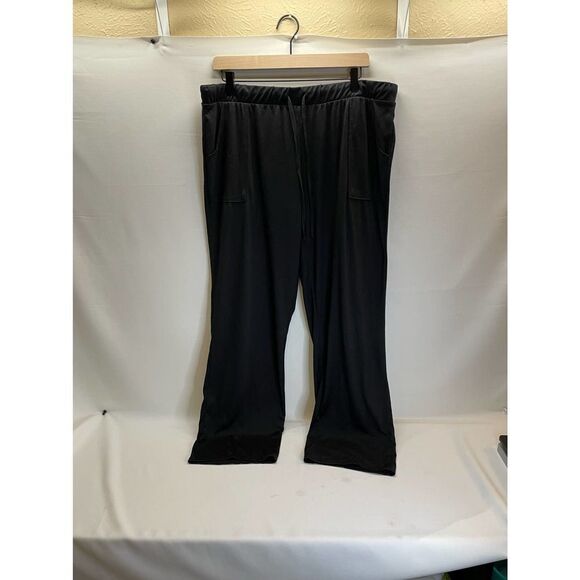 Lucky Brand Soft Black Sweatpants With Pockets Women's Size XL - Picture 1 of 5